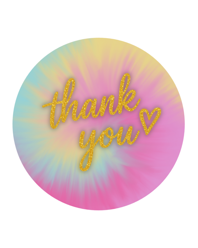 thank you stickers for small business