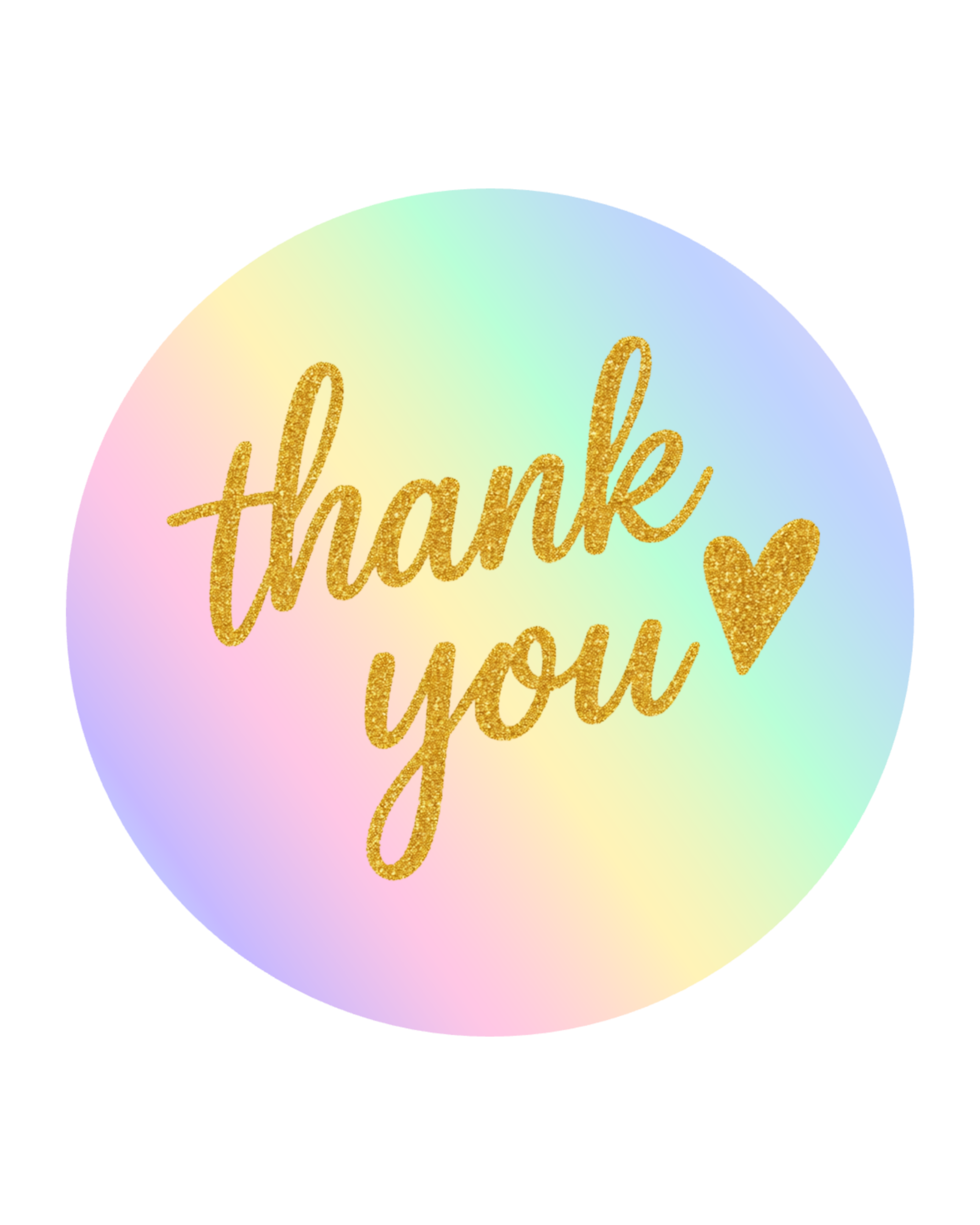 Thank You Sticker