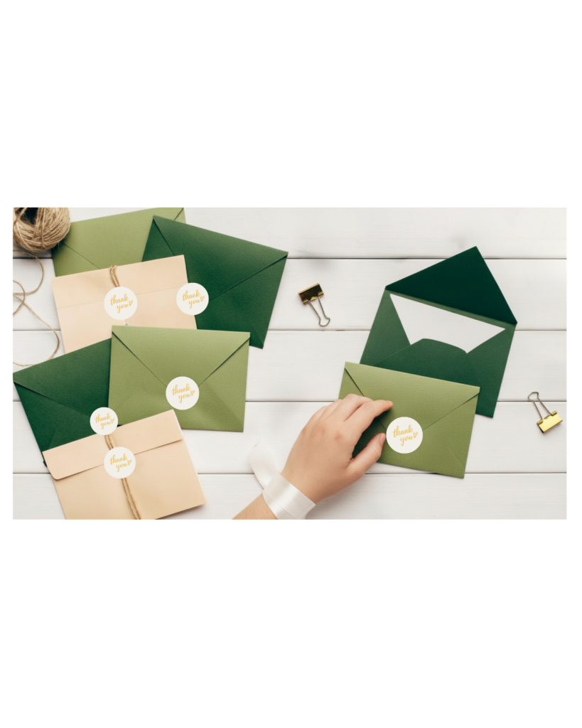 luxury thank you stickers